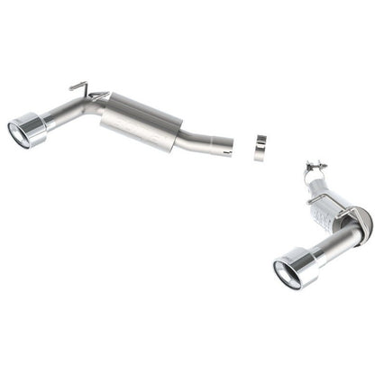 Borla 14-15 Camaro SS 6.2L V8 RWD Single Split Rr Exit S-Type Exhaust (rear section only) Borla Axle Back