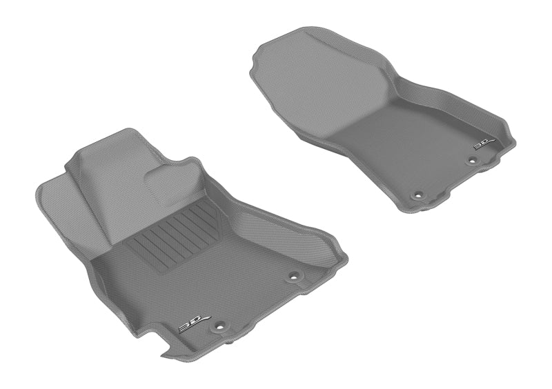 3D MAXpider 2015-2019 Subaru Legacy/Outback Kagu 1st Row Floormat - Gray