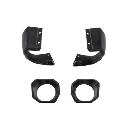 Rugged Ridge Jeep 19-22 Wrangler JL/20-22 Gladiator Venator Front Bumper Stubby Ends - Black Rugged Ridge Bumper Accessories