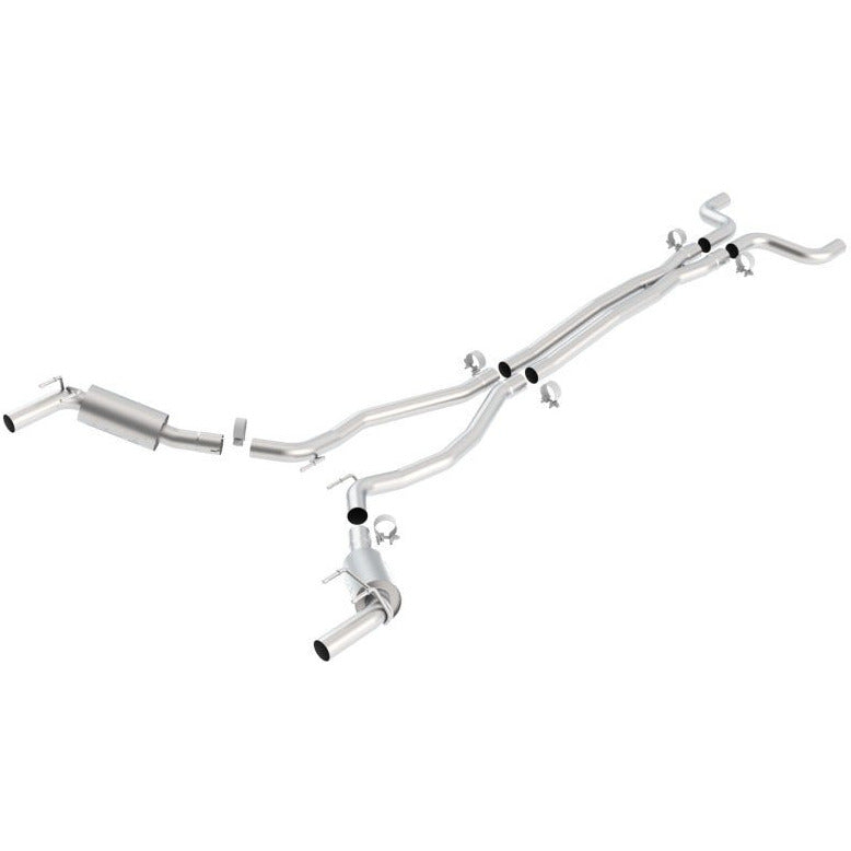 Borla 2010 Camaro 6.2L V8 S Type Catback Exhaust w/o Tips works w/ factory ground affects package ON Borla Catback