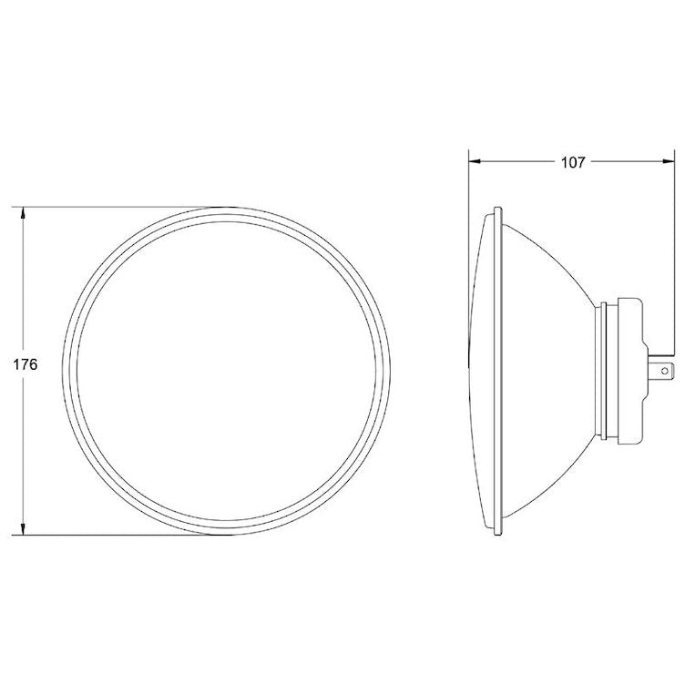 Hella Headlamp Esh Fa Gn Mgs12 53396 1A6 Hella Driving Lights