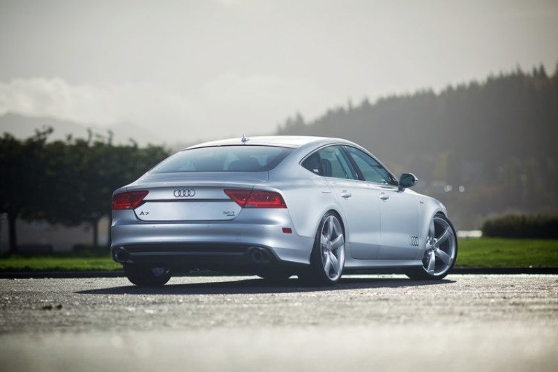 AWE Tuning Audi C7 A7 3.0T Touring Edition Exhaust - Dual Outlet Chrome Silver Tips