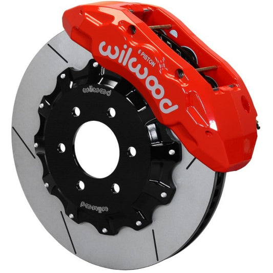 Wilwood TX6R Front Kit 15.50in Rotor w/ Lines - Red - 10-14 Ford F150 Raptor Wilwood Big Brake Kits