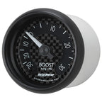 Autometer GT Series 52mm Mechanical 30 In Hg/30 psi Vacuum/Boost Gauge AutoMeter Gauges