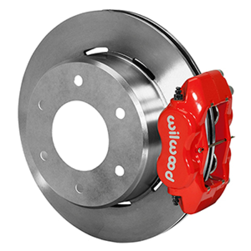 Wilwood 63-87 C10/C15 Dynalite FDLI Red Calipers 12.19in x .81in Rotors 6-Lug Rear Disc Brake Kit Wilwood Big Brake Kits