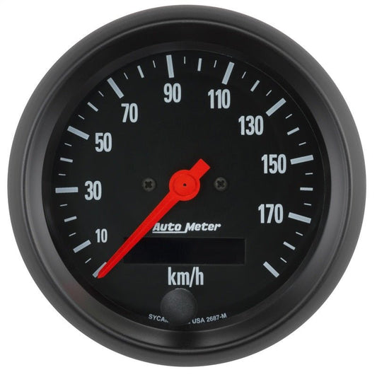 Autometer Z-Series 0-190KM/H 3-3/8in Electric Prog. Speedometer W/ LCD ODO Gauge AutoMeter Gauges