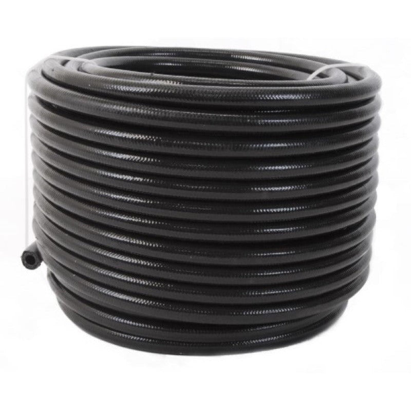 Aeromotive PTFE SS Braided Fuel Hose - Black Jacketed - AN-06 x 16ft Aeromotive Hoses