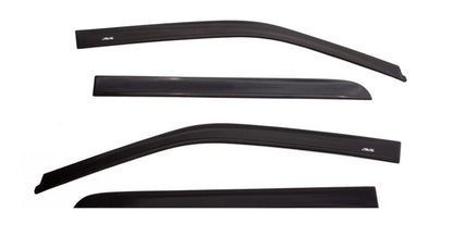 AVS 14-18 Chevy Silverado 1500 Crew Cab Ventvisor Low Profile Window Deflectors 4pc - Matte Black