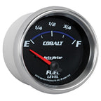 Autometer Cobalt 66.7mm 240-33 ohms Short Sweep Electronic Fuel Level Gauge AutoMeter Gauges