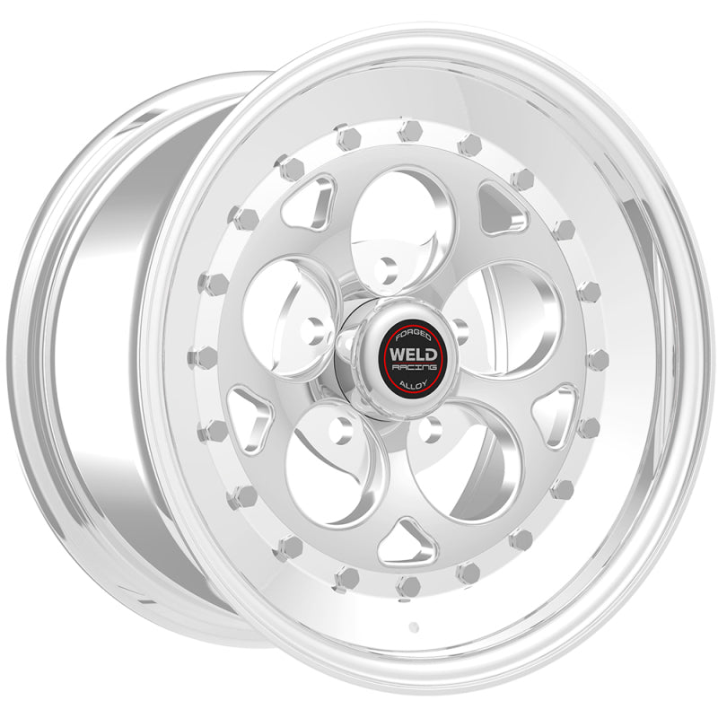 Weld Magnum III 15x10 / 5x4.75 BP / 3.5in. BS Polished Wheel - Non-Beadlock Weld Wheels - Forged