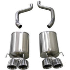 Corsa 09-13 Chevrolet Corvette (C6) 6.2L Polished Xtreme Axle-Back Exhaust w/4.5in Tips CORSA Performance Axle Back