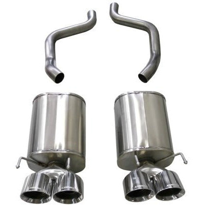 Corsa 09-13 Chevrolet Corvette (C6) 6.2L Polished Xtreme Axle-Back Exhaust w/4.5in Tips CORSA Performance Axle Back