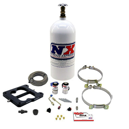 Nitrous Express Mainline Q-Jet Carb Nitrous Kit w/10lb Bottle