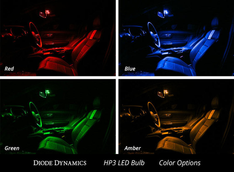 Diode Dynamics 194 LED Bulb HPHP3 LED - Green (Pair)