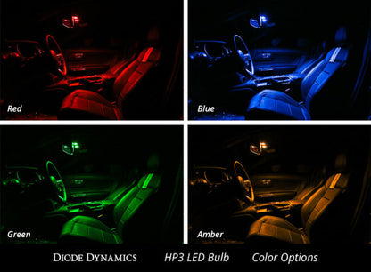 Diode Dynamics 194 LED Bulb HP3 LED - Blue (Pair)