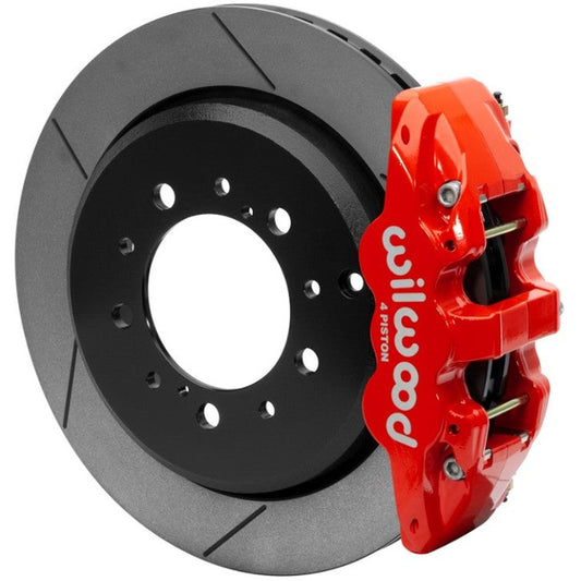 Wilwood AERO6 Rear Brake Kit 14.5in 2016-2018 Toyota Land Cruiser (J200) w/ Lines - Red Wilwood Big Brake Kits