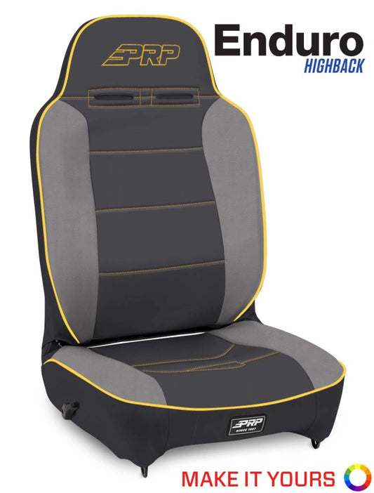 PRP Enduro High Back Reclining/Extra Wide Suspension Seat (Passenger Side)