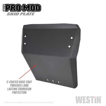 Westin 19-22 Ford Ranger Outlaw/Pro-Mod Skid Plate - Tex. Blk