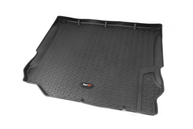 Rugged Ridge Floor Liner Cargo Black 2007-2018 Jeep Wrangler Unlimited JK 4 Dr Rugged Ridge Floor Mats - Rubber