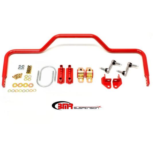 BMR 64-72 A-Body Rear Pro-Touring Style Hollow 1.125in Sway Bar Kit - Red BMR Suspension Sway Bars