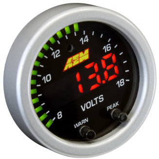 AEM X-Series 8-18V Volt Gauge AEM Gauges