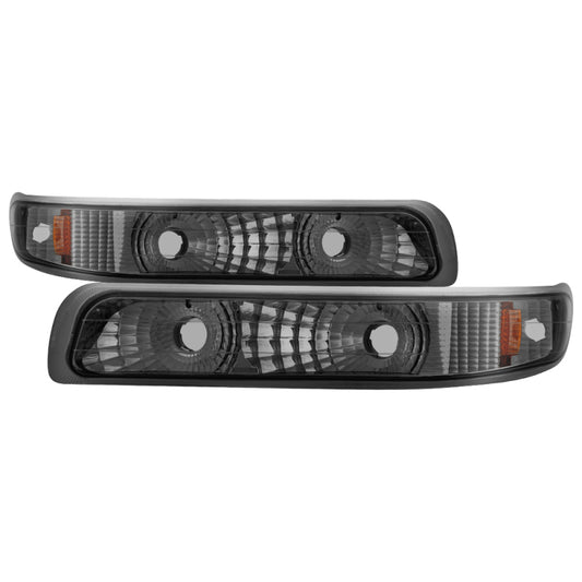 Xtune Chevy Silverado 99-02 Amber Reflector Bumper Lights Smoke CBL-JH-CS99-AM-SM SPYDER Sidemarkers & Indicators