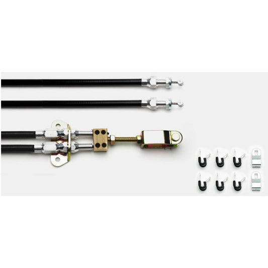 Wilwood Universal Parking Brake Cable Kit Disc/Drum Combination Parking Brake & MC4 w/ Clevis Wilwood Brake Hardware