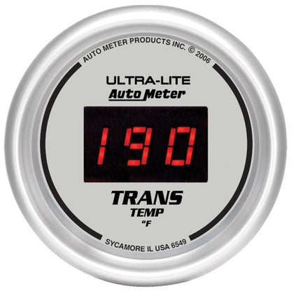 Autometer Ultra-Lite 52mm 0-300 Deg F Digital Oil Temperature AutoMeter Gauges