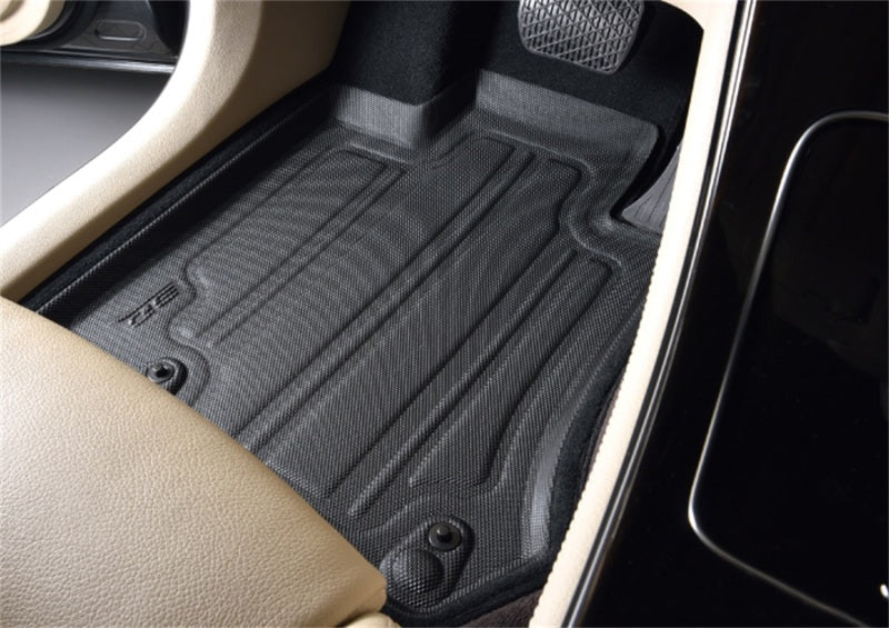 3D MAXpider 16-21 Tesla Model X Elegant Hybrid 1st Row Floormat - Black