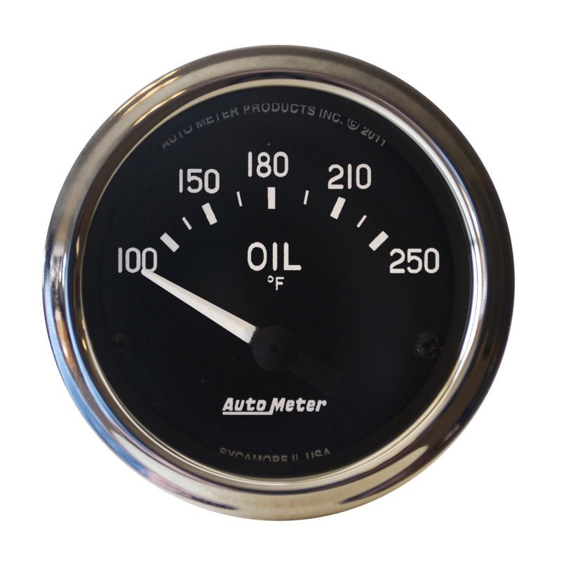 Autometer Cobra 2 1/16in 100-250 Deg Electric Oil Temperature Gauge AutoMeter Gauges