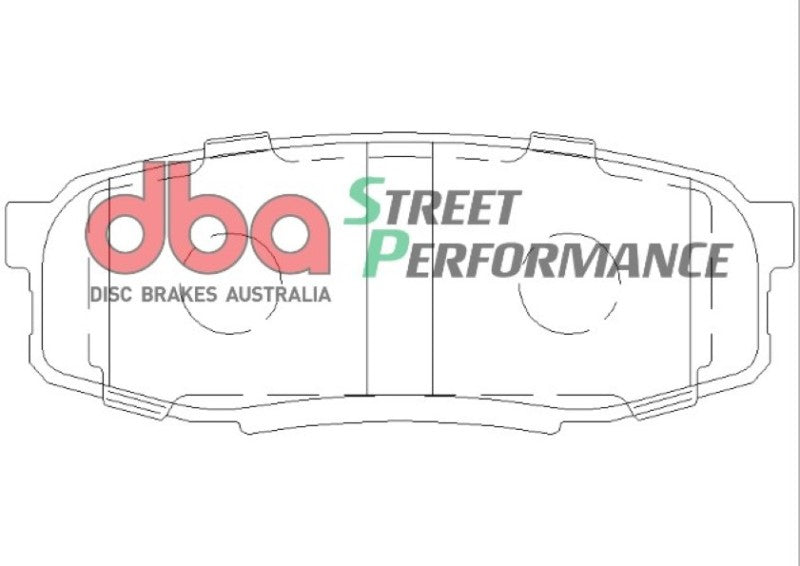 DBA 08-19 Lexus LX570 SP Performance Rear Brake Pads