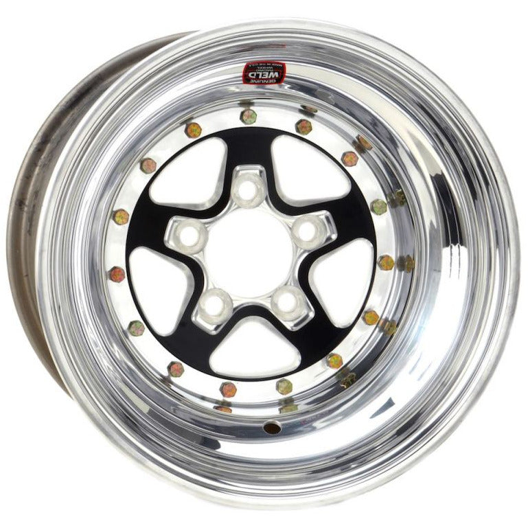 Weld Alumastar 2.0 15x12 / 5x4.75 BP / 4in. BS Polished Wheel - Non-Beadlock Weld Wheels - Forged