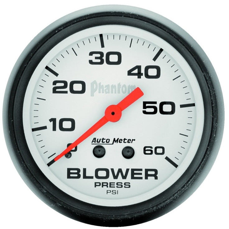 AutoMeter Gauge Boost 2-5/8in. 60PSI Mechanical Phantom AutoMeter Gauges