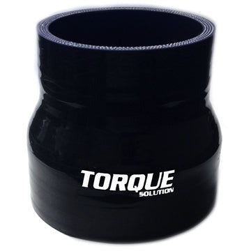 Torque Solution Transition Silicone Coupler: 2 inch to 3 inch Black Universal Torque Solution Silicone Couplers & Hoses