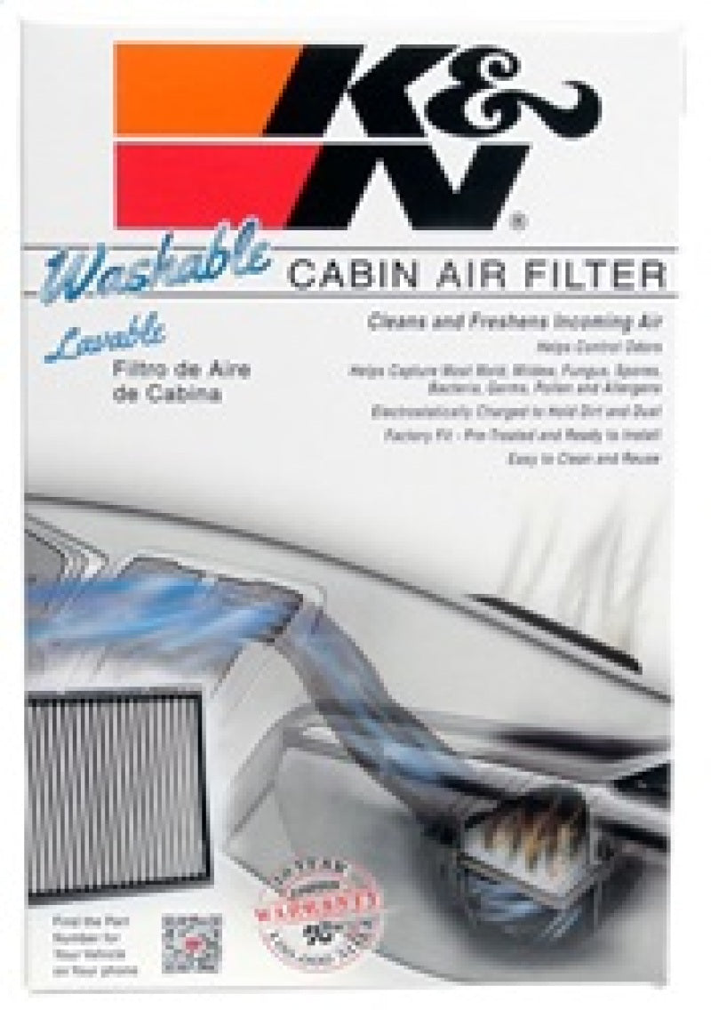 K&N 05-15 Nissan Frontier, Mid-size Pickups & SUVs Cabin Air Filter - 2 per Box