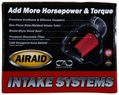 Airaid 17-18 Chevrolet Silverado / GMC Sierra V6-4.3L F/I Airaid Jr Intake Kit - Oiled / Red Media