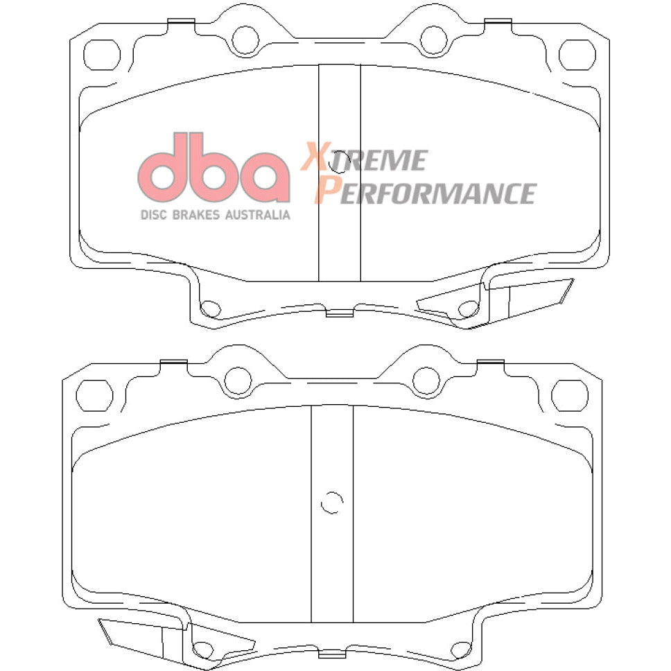 DBA 91-96 Toyota Land Cruiser XP650 Front Brake Pads DBA Brake Pads - Performance