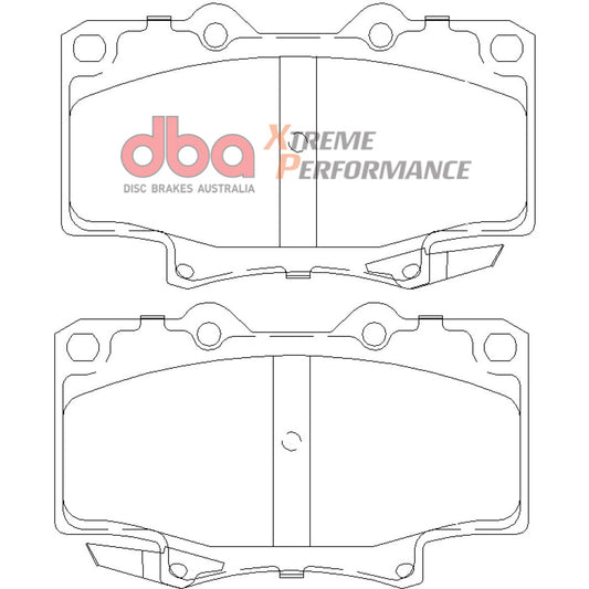 DBA 91-96 Toyota Land Cruiser XP650 Front Brake Pads DBA Brake Pads - Performance