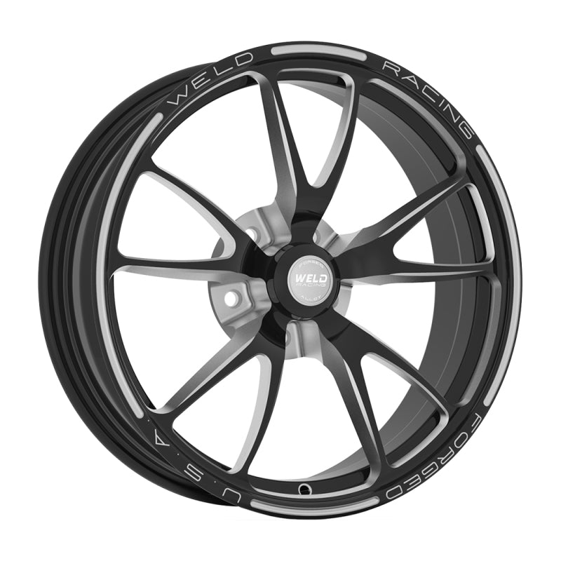 Weld Full Throttle 2.0 18x6 / 5x115 BP / 2.7in. BS Black Wheel - Non-Beadlock Weld Wheels - Forged