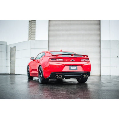 Borla 16 Chevy Camaro SS 6.2L w/ Dual NPP Atak Quad RD RL Tips Dual Exit Rear Section Exhaust Borla Axle Back