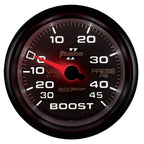 Autometer Phantom II 2-5/8in 30INHG-45PSI Phantom Mechanical Boost/Vacuum Gauge AutoMeter Gauges