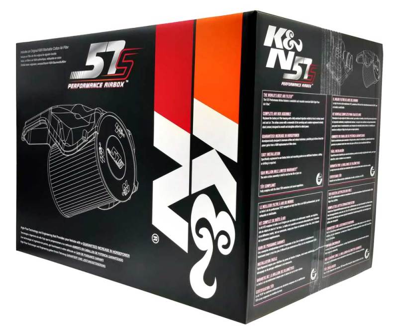 K&N Performance Intake Kit  07-10 Fiat Grand Punto /10-12 Punto Evo/12-13 Punto / 08-13 Alpha Mito