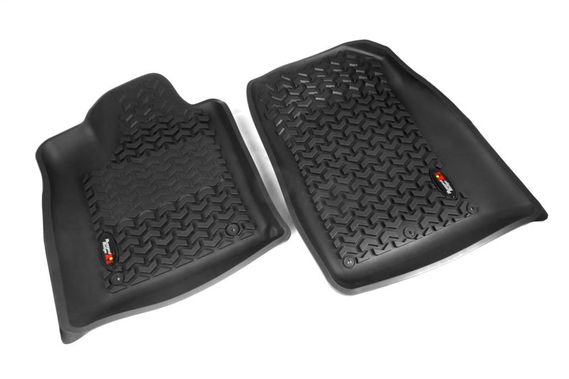 Rugged Ridge Floor Liner Front Black 2011-2020 Dodge / Jeep Durango / Grand Cherokee WK2 Rugged Ridge Floor Mats - Rubber