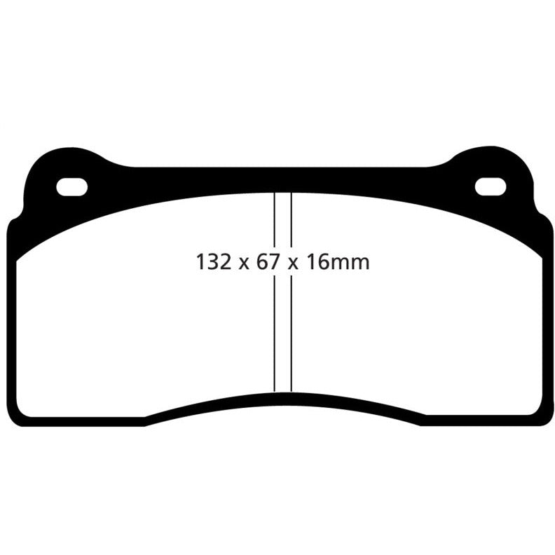 EBC 99-03 Aston Martin DB7 5.9 Orangestuff Front Brake Pads EBC Brake Pads - Performance