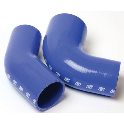 Turbosmart 90 Reducer Elbow 2.0in - 2.50in - Blue Turbosmart Silicone Couplers & Hoses