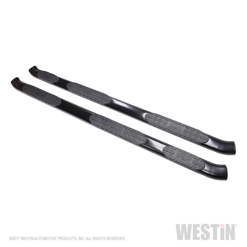 Westin 2017-2018 Ford F-250/350 Crew Cab (8ft Bed) PRO TRAXX 5 WTW Oval Nerf Step Bars - Black