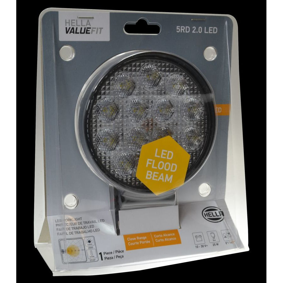 Hella ValueFit Work Light 5RD 2.0 LED MV CR LT Hella Work Lights