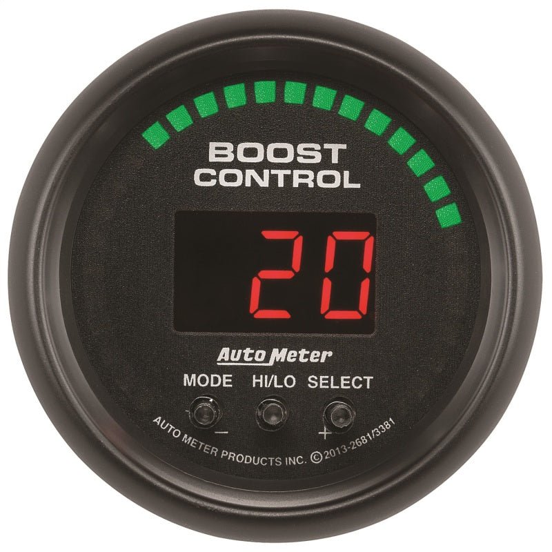 Autometer Z-Series/ES 52mm 30inHG/30psi Digital Boost Controller AutoMeter Gauges