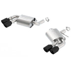 Borla 2016-2017 Chevrolet Camaro SS AT/MT S-Type Rear Section Exhaust w/o Dual Mode Ceramic Black Borla Axle Back