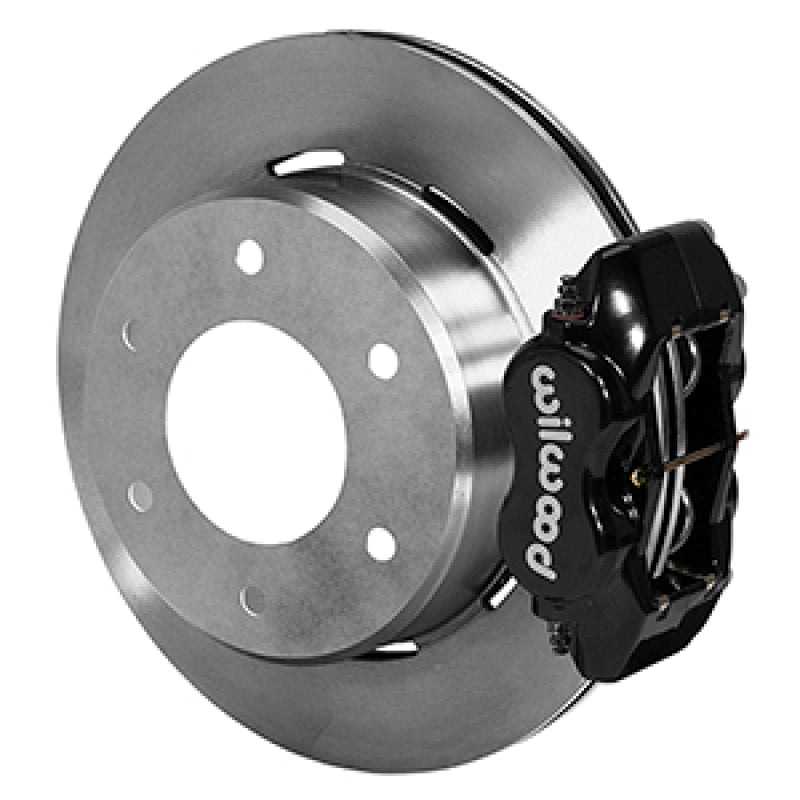 Wilwood 63-87 C10/C15 Dynalite FDLI Black Calipers 12.19in x .81in Rotors 6-Lug Rear Disc Brake Kit Wilwood Big Brake Kits